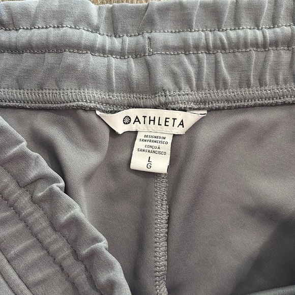 Athleta Blue Wide Leg Pants - Picture 4 of 5